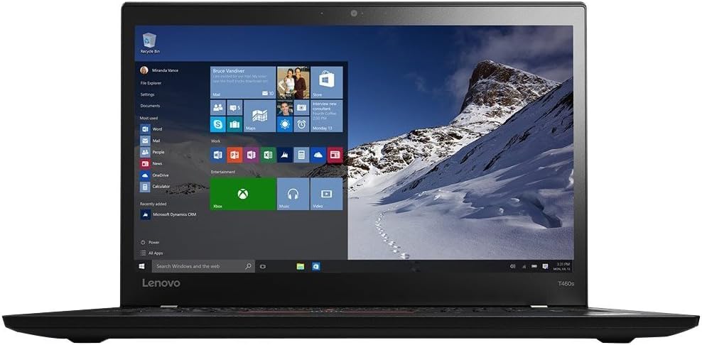 Lenovo T460S Intel i7, 8GB RAM - 256GB SSD